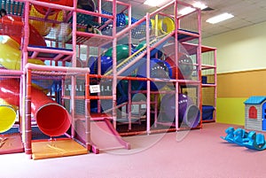 Indoor children playground in room