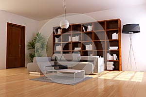 Indoor contemporary sitting room
