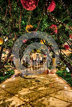 The Indoor Garden of Wynn Las Vegas - Nevada, USA