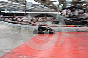 Indoor go karting