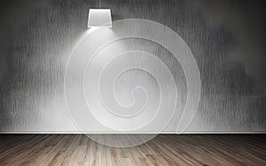 Indoor interior empty space room background