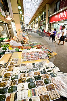 Indoor market of Iksan, South Korea