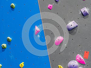 Indoor rock climbing gym