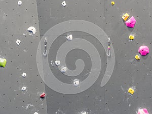 Indoor rock climbing gym