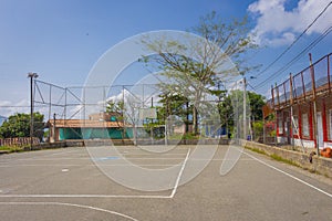 Indoor soccer, street soccer field