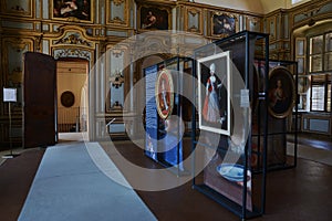 Indoor of Stupinigi Palace in Turin, Italy