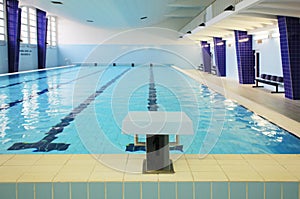 Indoor swimming pool photo