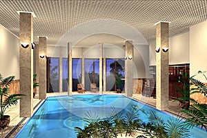 Indoor swimming pool