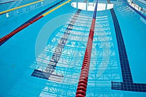 Indoor swimming pool background