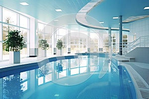 Indoor swimming pool in hotel spa and wellness 1695523174996 2