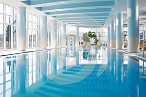 Indoor swimming pool in hotel spa and wellness 1695523174996 3