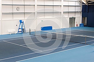 Indoor tennis court