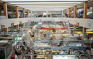 Indoor Wet Market in Asia