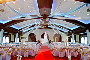 Indoors wedding