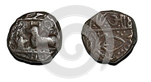 Indore Holkar State Copper Coins of  Tukoji Rao II