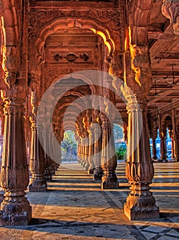 Indore Rajwada, the royal palace of Indore, India