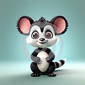 Indri Melody: Highly Detailed 3D Rendering