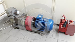 Induction motor coupled with DC motor 5kW power