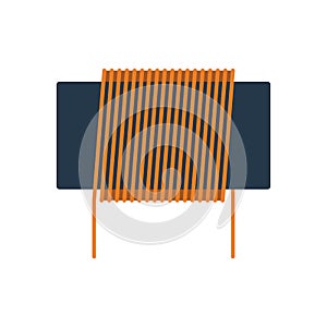 Inductor coil icon