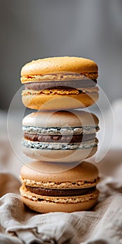 Indulge in the beauty and unparalleled flavor of macarons Arte com IA