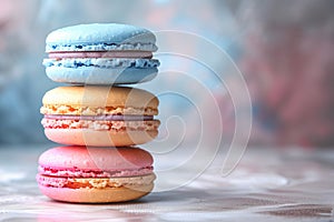 Indulge in the beauty and unparalleled flavor of macarons Arte com IA