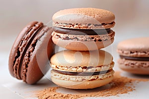 Indulge in the beauty and unparalleled flavor of macarons Arte com IA