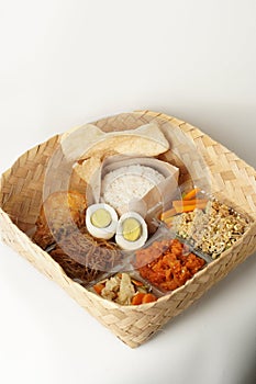 Indulge in a delightful feast from our neighbor: a bamboo hamper