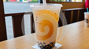 Indulge in the Irresistible Delight of Bubble Tea Bliss photo