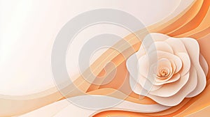 Indulge in a lavish rosecolored backdrop adorned with opulent gold accents for a chic, modern aesthetic design