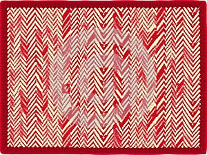 Indulge in Timeless Elegance A Luxurious Herringbone Rug with a Deep Pile for Your Homes Exquisite Interior Design photo