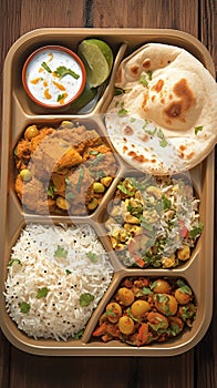 Indulge in Upwas Thali, a flavorful fasting food assortment.