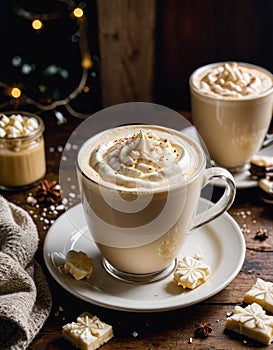 Indulge in the Warmth of Winter with a White Chocolate Mocha photo