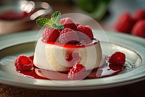 Indulgent Chilled Italian Panna Cotta