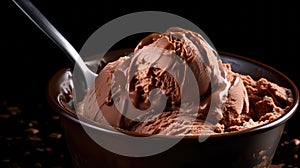 indulgent chocolate ice cream