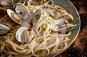 Indulgent Traditional Italian Homemade Seafood Pasta