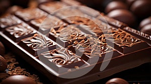 Indulging in Delight: Exploring the Tempting World of Delicious Chocolate. Generative AI