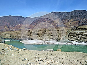 Indus river along Karakoram Highway, Pakistan