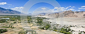 Indus river valley panorama, Ladakh, India