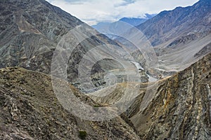 Indus River view from Mountain