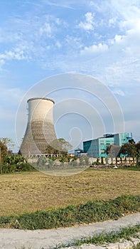 Industial Coal Fired Boiler Tower photo