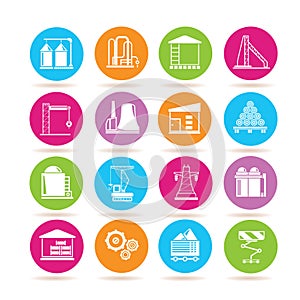 Industrail building icons