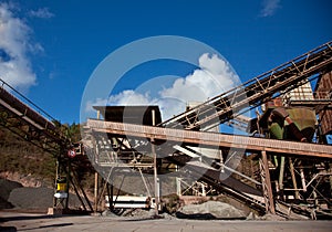 Industral Buildings at a Stone Quarry