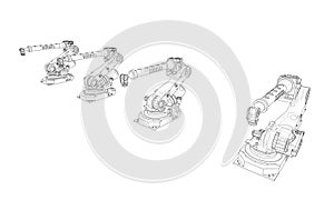 A industral robots manipulators