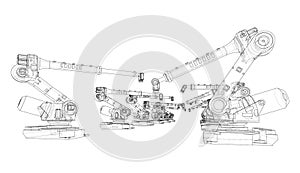 A industral robots manipulators