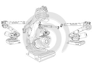 A industral robots manipulators