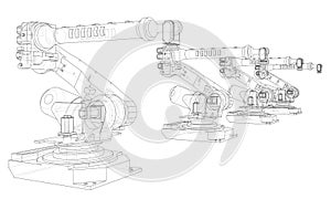 A industral robots manipulators