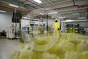 Industrial Accident Factory Chemical Spill photo