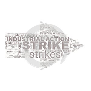 Industrial Action Strikes Text Header Abstract