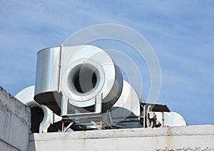 Industrial air conditioning and ventilation systems. Ventilation system.