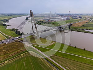 Industrial area of Kampen in the Netherlands